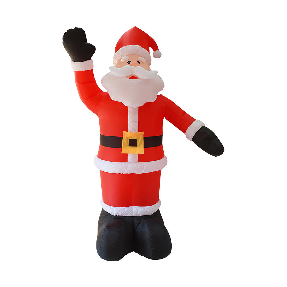 240CM Christmas inflatable waving santa claus outdoor decoration（built-in led）