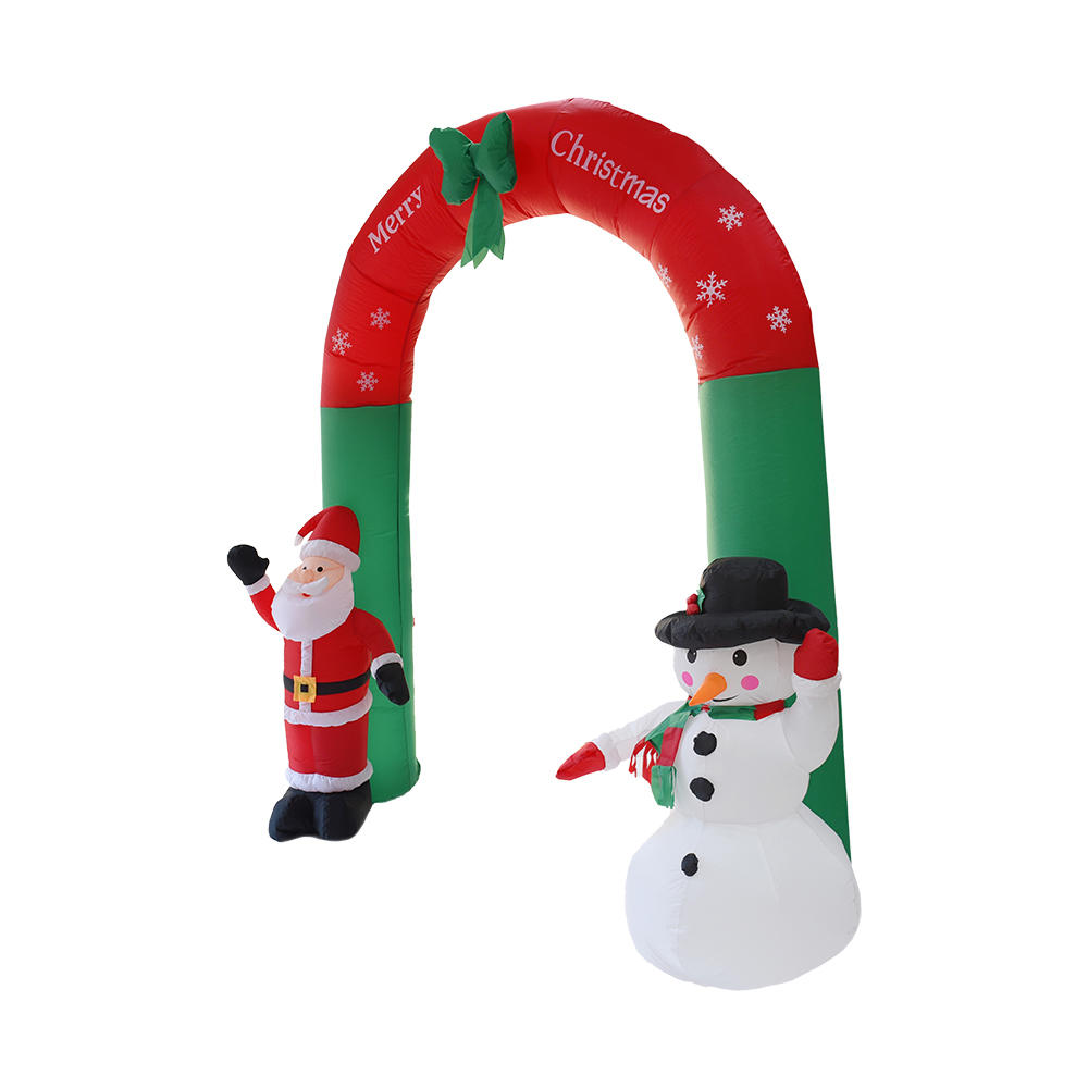 240cm Christmas inflatable arch outdoor decoration （led lights）