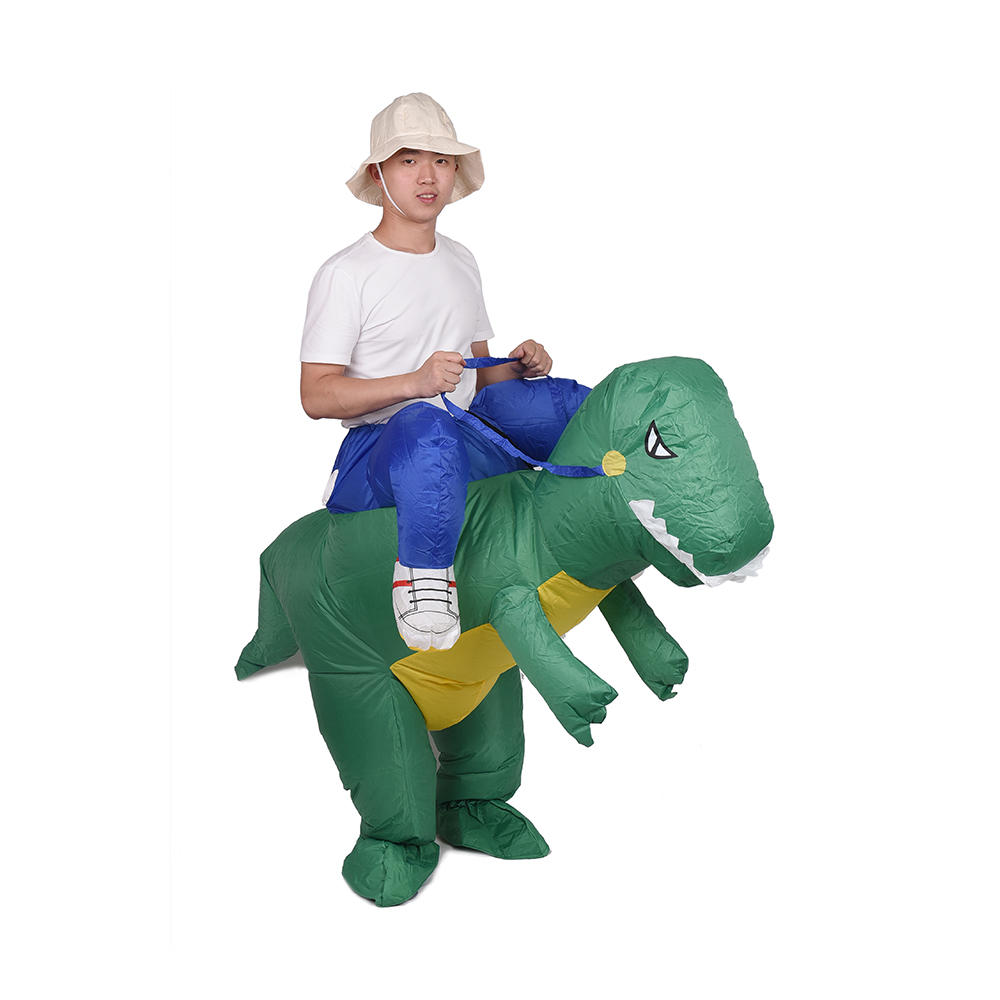 Jurassic dinosaur inflatable costume for adults and kid