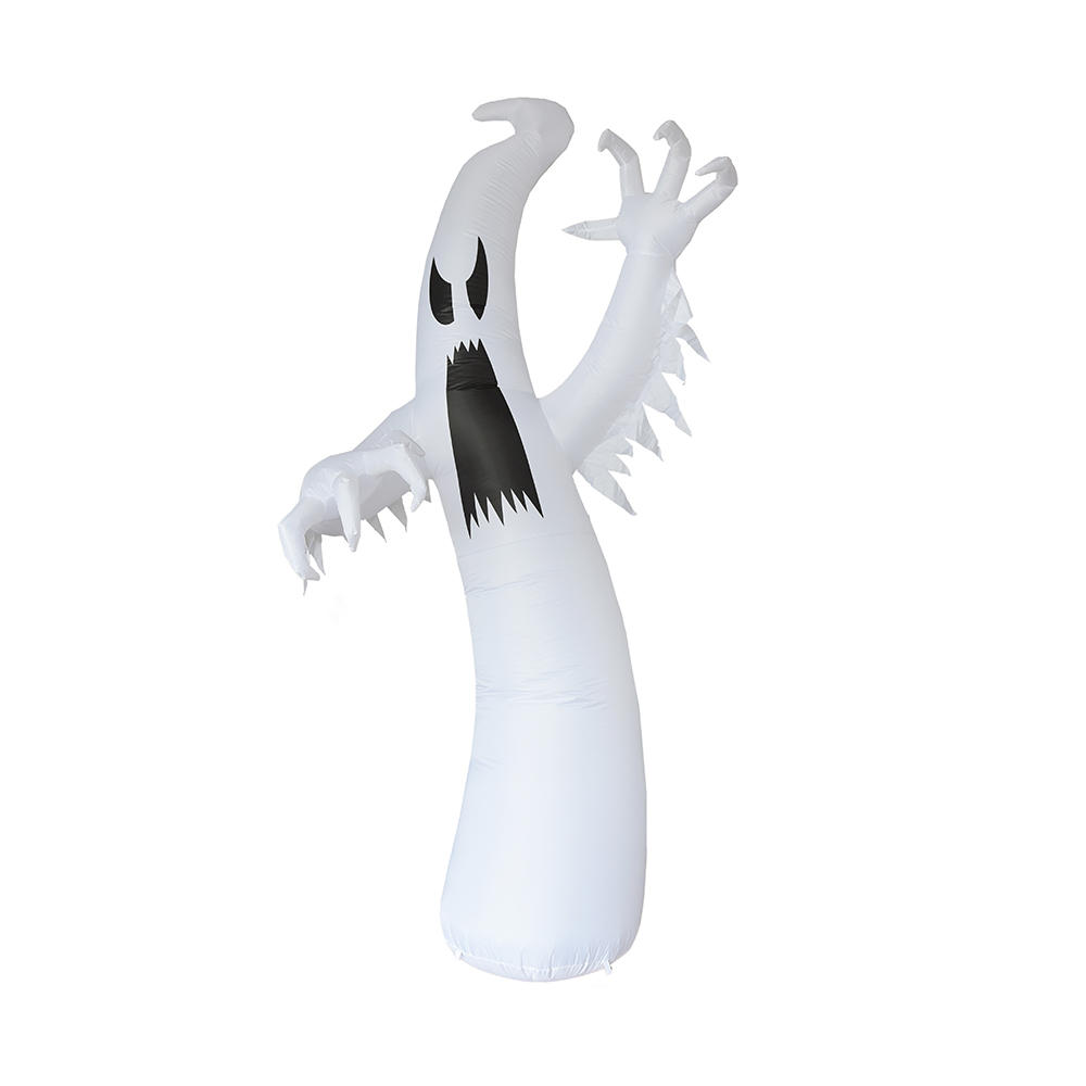 360cm Halloween inflatable giant white ghost outdoor decoration （built-in led）